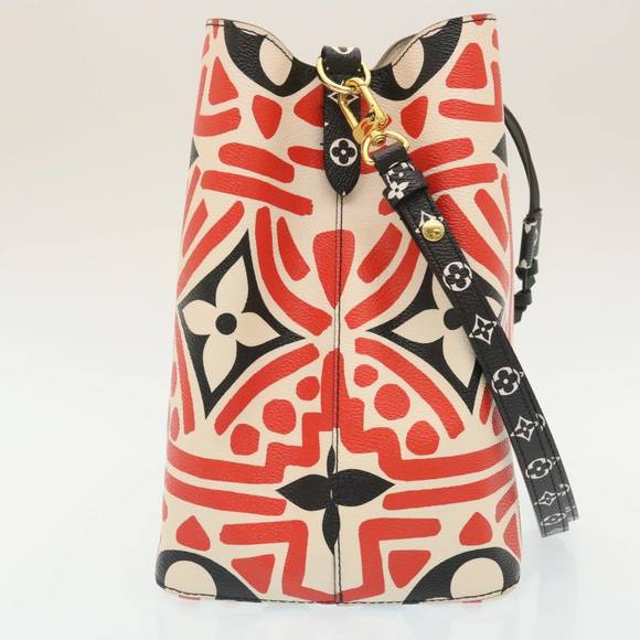 LOUIS VUITTON Monogram Giant LV Clafoutis Neo Noe Shoulder Bag Red Auth 29182A - Picture 4 of 16